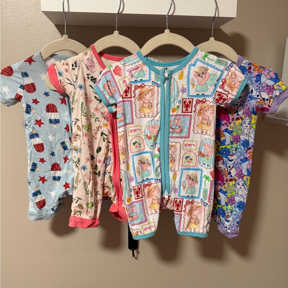 Infant Girls Bamboo Shorties